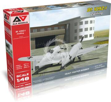 PRZEDSPRZEDAZ - Messerschmitt Bf.109Z-1  Zwilling A&A 4809 skala 1/48