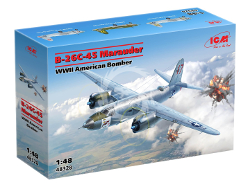 B-26C-45 Marauder, WWII American Bomber - ICM 48328 skala 1/48