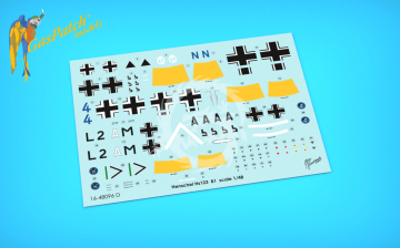 Henschel Hs 123 B-1 GasPatch models 16-48096 skala 1:48