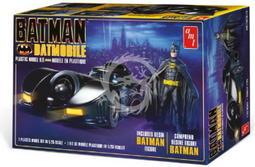 Batman 1989 Batmobile and Batman figure AMT 1107 - 1/25