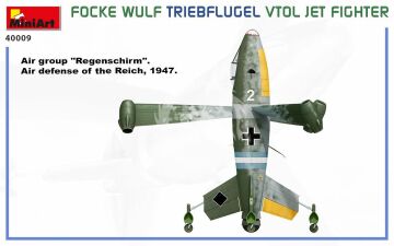 Focke-Wulf Triebflügel VTOL Jet Fighter MiniArt 40009 skala 1/35