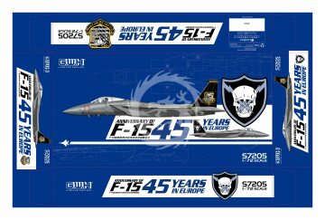 F-15C Eagle Limited Edition - 45 Years in Europe Great Wall Hobby GWH S7205 skala 1/72