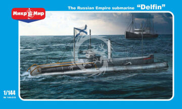 Delfin Russian empire submarine - Mikromir 144-010 skala 1/144