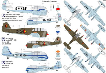 Aero Ae-45S “Super Aero Pt.II.” Kovozávody Prostějov KPM0432 skala 1/72