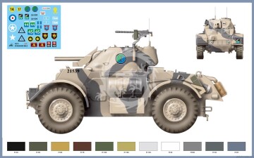 Pojazd wsparcia Staghound Mk II - RPM 72311 skala 1/72
