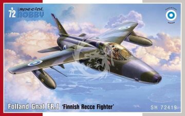 PROMOCJA - NA ZAMÓWIENIE -  Folland Gnat FR.1 Finnish Recce Fighter - Special Hobby SH72419 skala 1/72