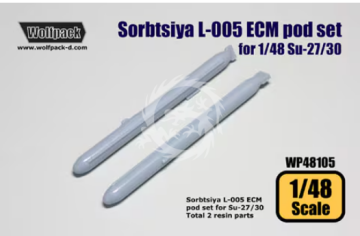 Sorbtsiya L-005 ECM Pod Set for Su-27/30 -  Wolfpack WP48105 skala 1/48