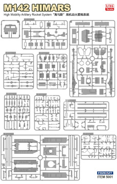 M142 High Mobility Artillery Rocket System (HIMARS) -  FOREART 5001 skala 1/35