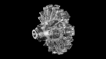 Bramo 323 Fafnir Radial Engine - Metallic Details MDR72125 skala 1/72