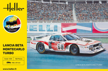 PRZEDSPRZEDAZ - STARTER KIT Lancia Beta Montecarlo Turbo - Heller 56741 skala 1/24