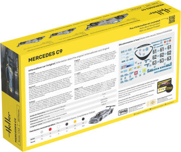 STARTER KIT Mercedes C9-  Heller 56107 skala 1/43
