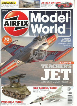 W języku angielskim - AIRFIX MODEL WORLD MAGAZINE, EXCLUSIVE TEACHER'S JET NOVEMBER, 2016 ISSUE, 72