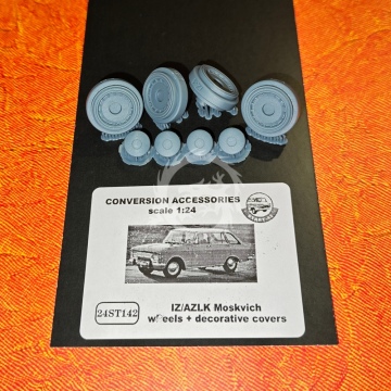 IZ/A ZLK moskvich wheels +decorative covers -Start43 St-142 skala 1/24