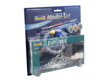 Bismarck + farby, klej, pędzel - Revell 65802 skala 1:1200