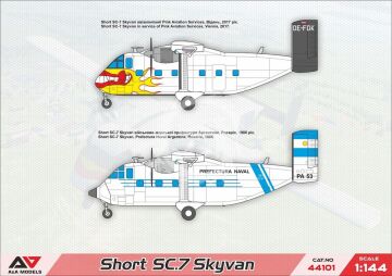 Short SC.7 Skyvan - A&A Models AAM 44101 skala 1:144