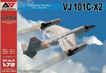 VJ 101C-X2 Supersonic-capable VTOL fighter A&A Models 7202 skala 1/72