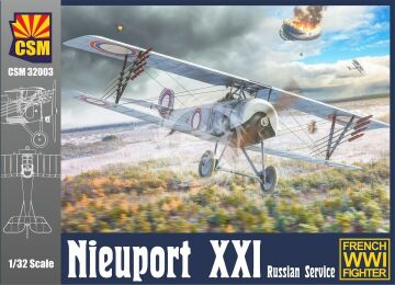 Model plastikowy Nieuport XXI Copper State Models CSM 32003 skala 1/32