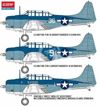 Model plastikowy USN SBD-5 Dauntless 