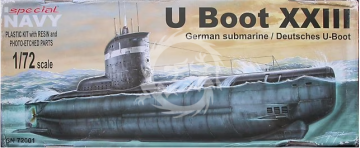 U-Boot XXIII Special Navy SN72001 skala 1/72