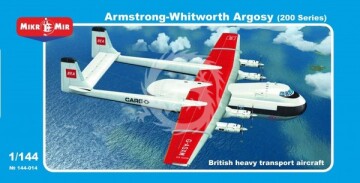 Armstrong-Whitworth Argosy (200 Series) British Heavy Transport Aircraft MikroMir 144-014 skala 1/144