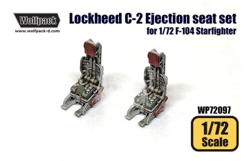 Lockheed C-2 Ejection seat set Wolfpack WP72097 skala 1/72