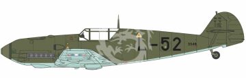 Messerschmitt Bf109E-3/E-4 Airfix A05120B skala 1/48