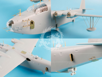 Kawanishi H8K2 Type 2 Flying Boat Update set Wolfpack WP14410 skala 1/144