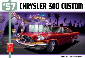 Model plastikowy 57 Chrysler 300 Custom -  AMT 1447 skala 1/25