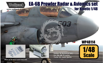 Grumman EA-6B Prowler Radar & Avionics Set for Kinetic, Italeri - Wolfpack  WP48114 skala 1/48
