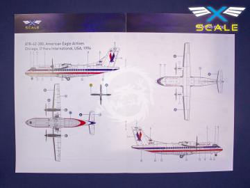 ATR-42-300 American Eagle - X- Scale X144009 skala 1/144