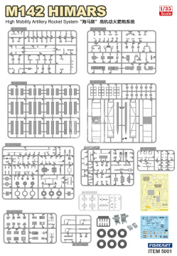 M142 High Mobility Artillery Rocket System (HIMARS) -  FOREART 5001 skala 1/35