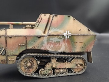 Panzerjager-Fahrzeuge mit 7,5 cm PaK 40 S 307(f) VERSION A - KM Model KM-35004VA Wydruk 3D skala 1/35 