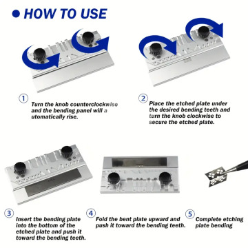 Wytrzymała Metalowa Maszyna do Gięcia Rur z Regulowanym Zaciskiem - AB-4553
