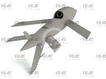 Dron BQM-34A (Q-2C) Firebee with Trailer - ICM 48401 skala 1/48