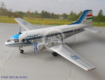 Ilyushin Il-14T IŁ-14 Eastern Express EE14473 w 1/144