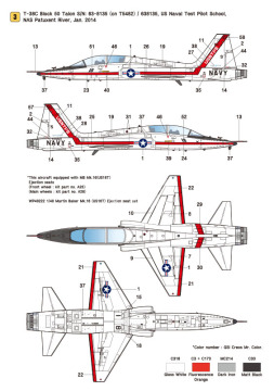 Zestaw kalkomanii T-38C Talon 