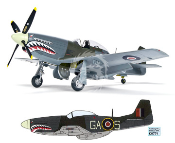 P-51D/K Mustang IV P-51D/K Zoukei-Mura SWS09 skala 1:32  Nowy model do samodzielnego posklejania i pomalowania, nie zawiera kleju ani farb.