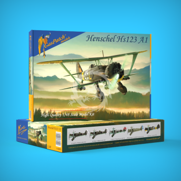 Henschel Hs 123 A1 GasPatch models 16-48095 skala 1:48