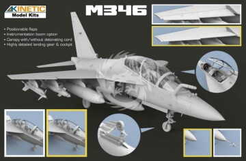 Model plastikowy Alenia M-346 Advanced Fighter Trainer Kinetic K48063 skala 1/48