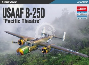 Model plastikowy North American B-25D Pacific Theatre Academy 12328 skala 1/48