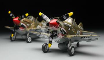 Model plastikowy WWII United States Curtiss P-40 Warhawk Tiger Model TM-106 skala 1/Egg