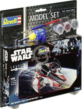 Obi Wan's Jedi Starfighter + farby i klej - Revell 63607 skala 1/58