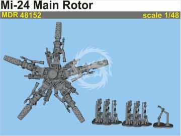 Mi-24. Main rotor-Metallic Details MDR48152 skala 1/48