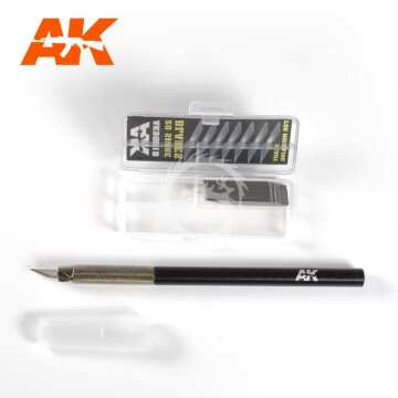 Nożyk modelarski plus 20 ostrzy AK INTERACTIVE AK9011 