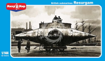 Resurgam - British submarine -  Mikromir 144-012 skala 1/144 