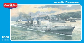  British K-15 Submarine MikroMir 350-032 skala 1/350