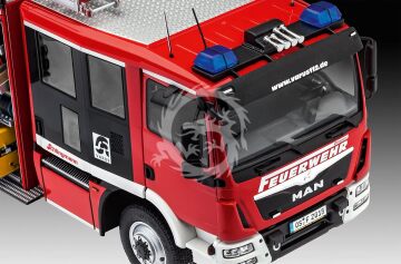 Straż pożarna MAN TGM/Schlingmann HLF 20 VARUS 4x4 - Revell 07452 skala 1/24