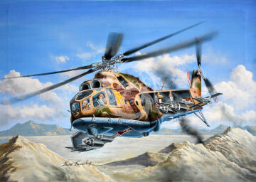 Mi-24A Hind-B - Trumpeter 05828 skala 1/48