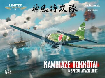 NA ZAMÓWIENIE - KAMIKAZE TOKKÔTAI IJN Special Attack Units DUAL COMBO Eduard Plastic Kits 11184 skala 1/48