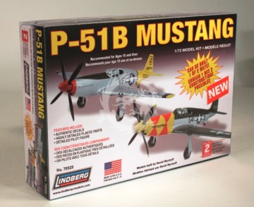 P-51B Mustang - Lindberg 70525 skala 1/72